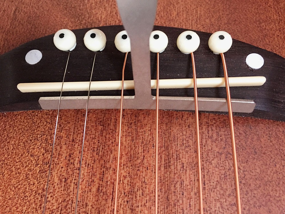 Set of 9 Understring Radius Gauge for Guitar Luthier Tools for Bridge Saddle