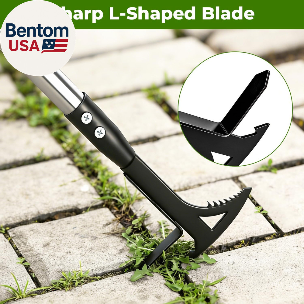 Manganese Steel Crack Weeder Tool,Multi-Functional Weed Puller Tool,Heavy Duty C