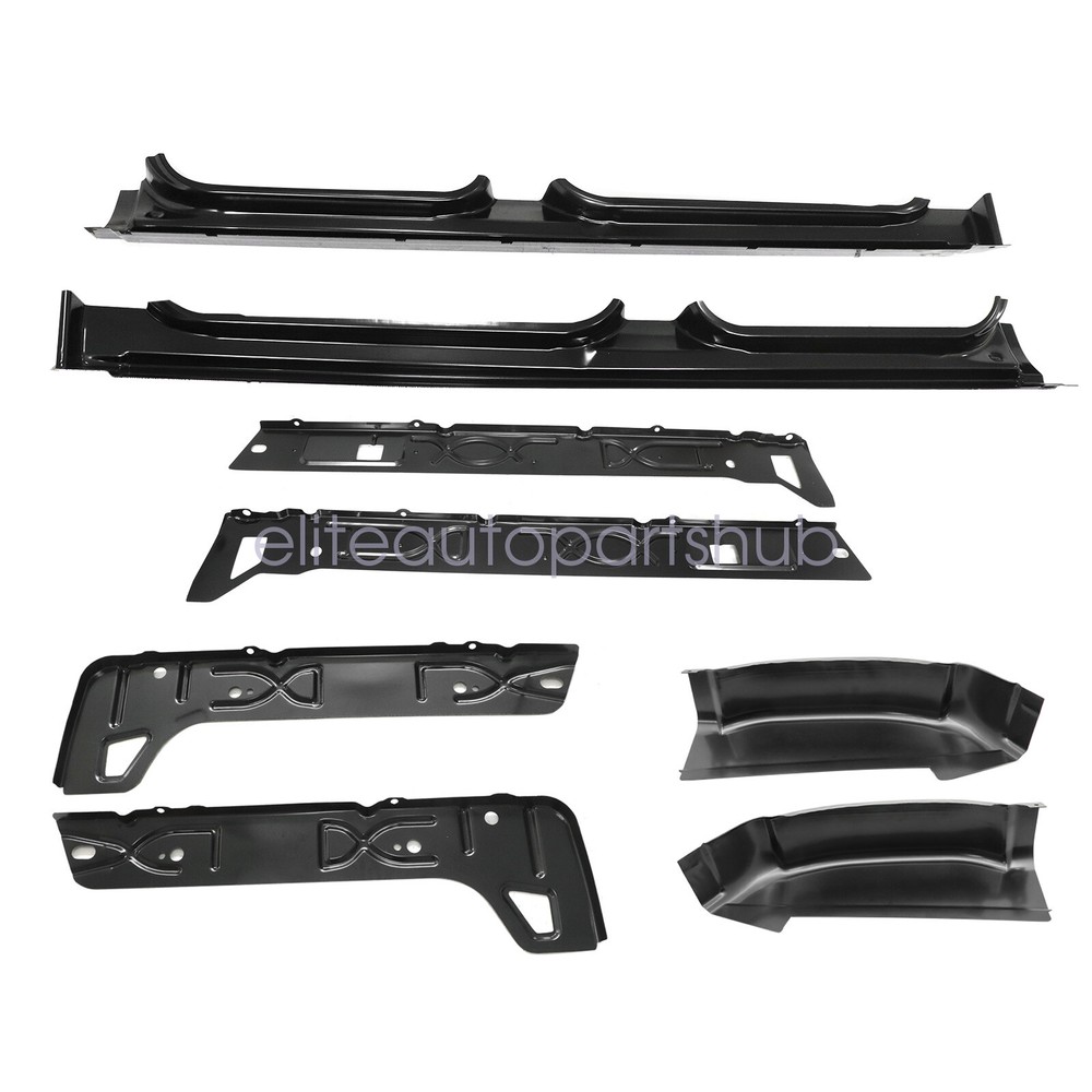 For 99-07 Silverado GMC 1500 2500 Crew Cab Outer+Inner Rocker Panels Cab Corners