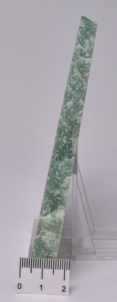 GREEN AVENTURINE SLICE, BRAZIL S585
