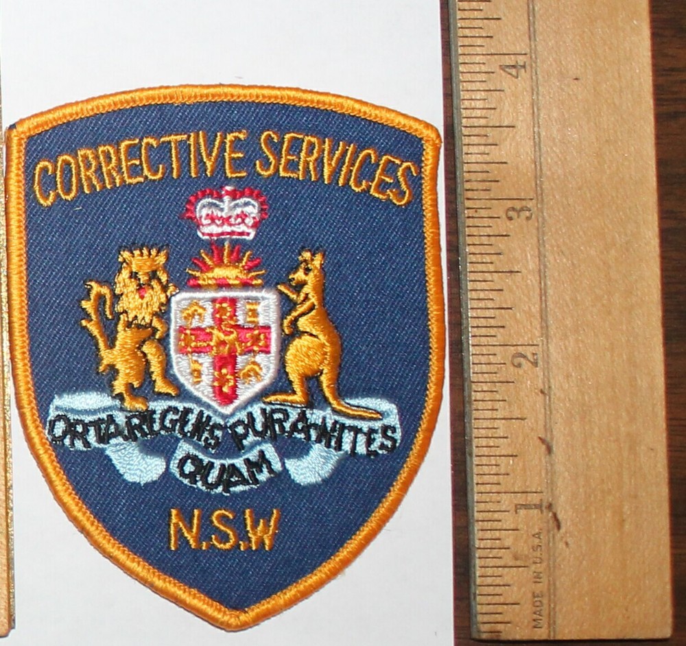 AUSTRALIAN CORRECTIVE SERVICES AU DOC Used worn patch #10