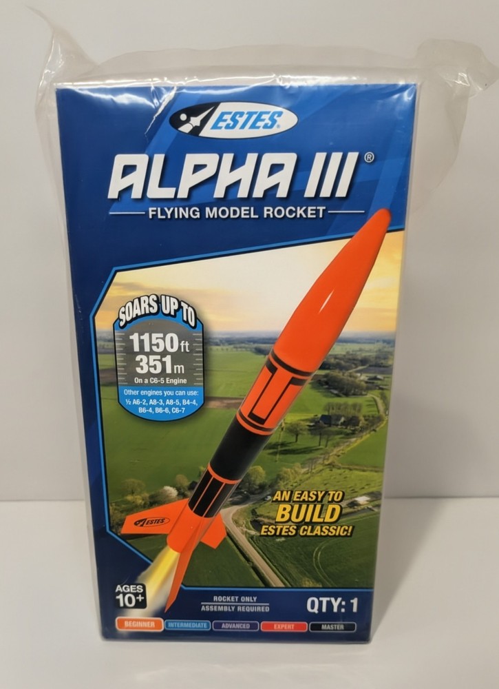 Alpha III Flying Model Rocket Kit - Estes #1256
