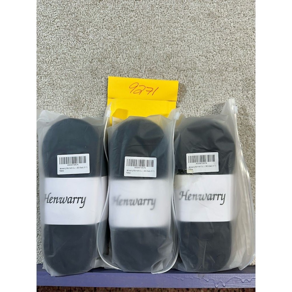 Henwarry Women's Black Accessory Set 6 Piece Solid