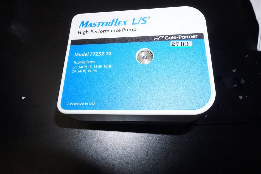 Masterflex 77252-72 L/S High-Performance Pump Head New in Packaging