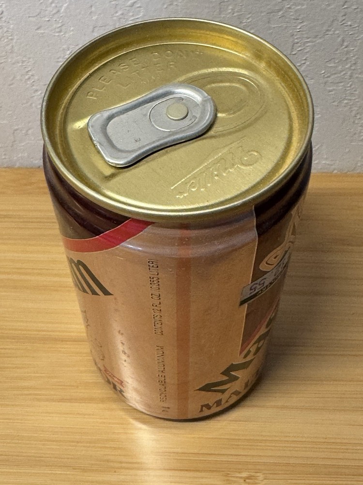 Magnum Malt Liquor - Empty Beer Can - Bottom Opened