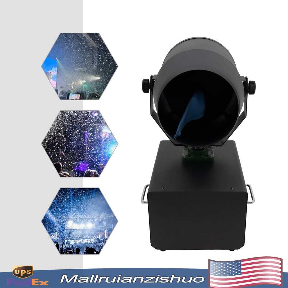 2000w Snow Machine Remote Control Snowflake Spraying Machine Stage Snow Blowing