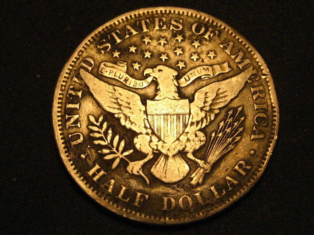 1895-P 90% Silver Barber Half Dollar Fine