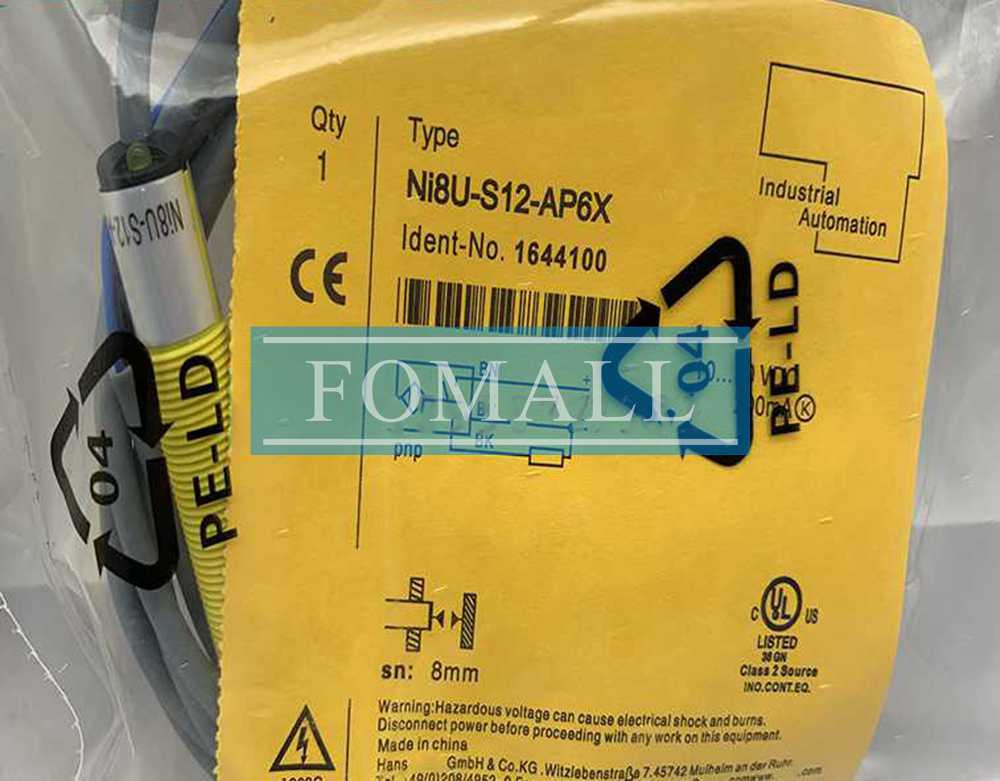 1Pcs New Proximity switch sensor NI8U-S12-AP6X