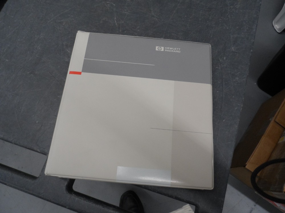 HP 8752C NETWORK ANALYZER USER'S GUIDE