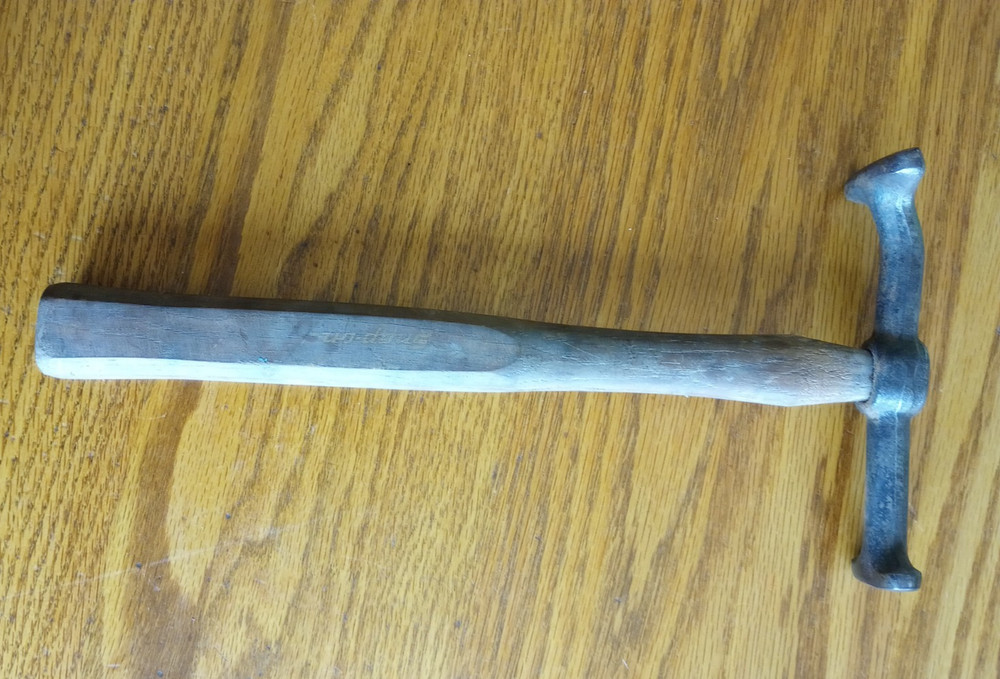 Vintage Autobody Bumping Hammer MAC BTH 155, Very Solid Handle Nice Piece