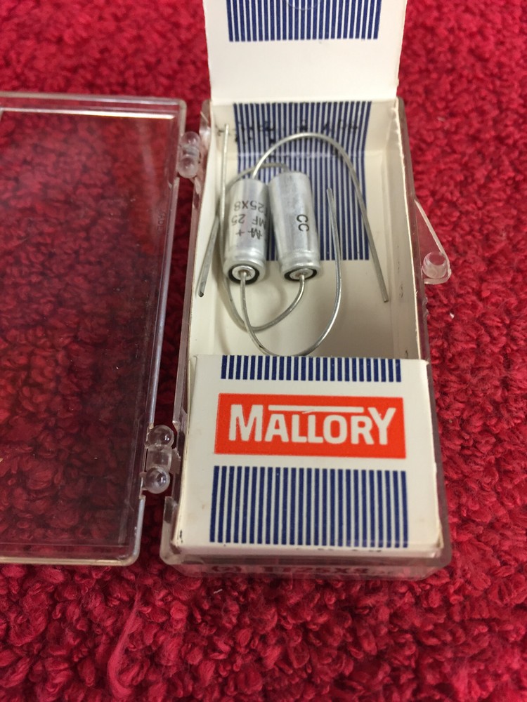 TT25X8 MALLORY CAPACITORS 8 MFD 25V 1 pc