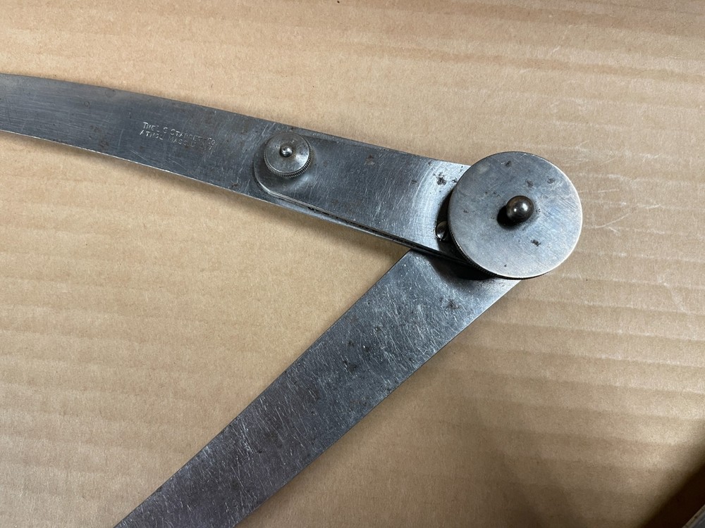 12" Starrett Inside & Outside Lock-Joint Transfer Calipers w. Fine Adjustment