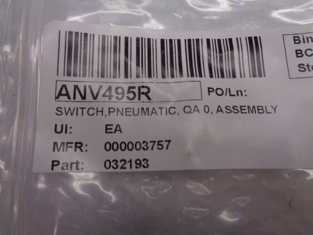 INDUSTRIAL SPARE 032193 SWITCH NSNP