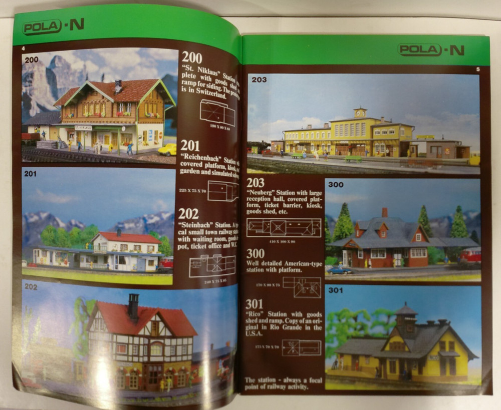 POLA 1982 Model Construction Kits HO-N Catalog