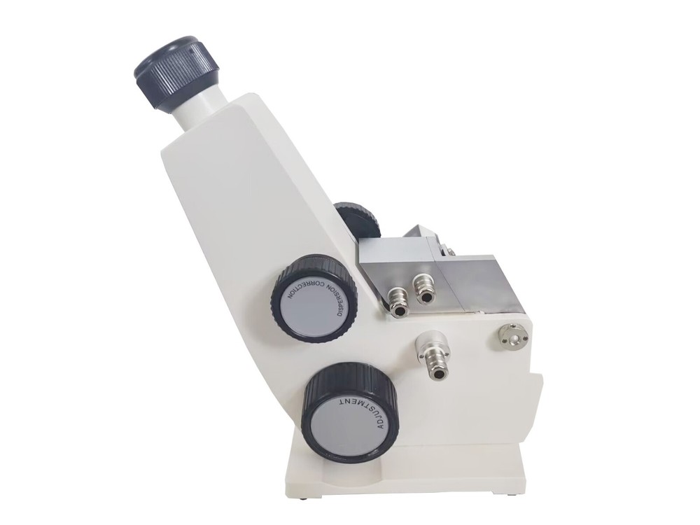 Abbe Refractometer Monocular Refractometer with Range 1.3000-1.7000nD Brix 0-95%
