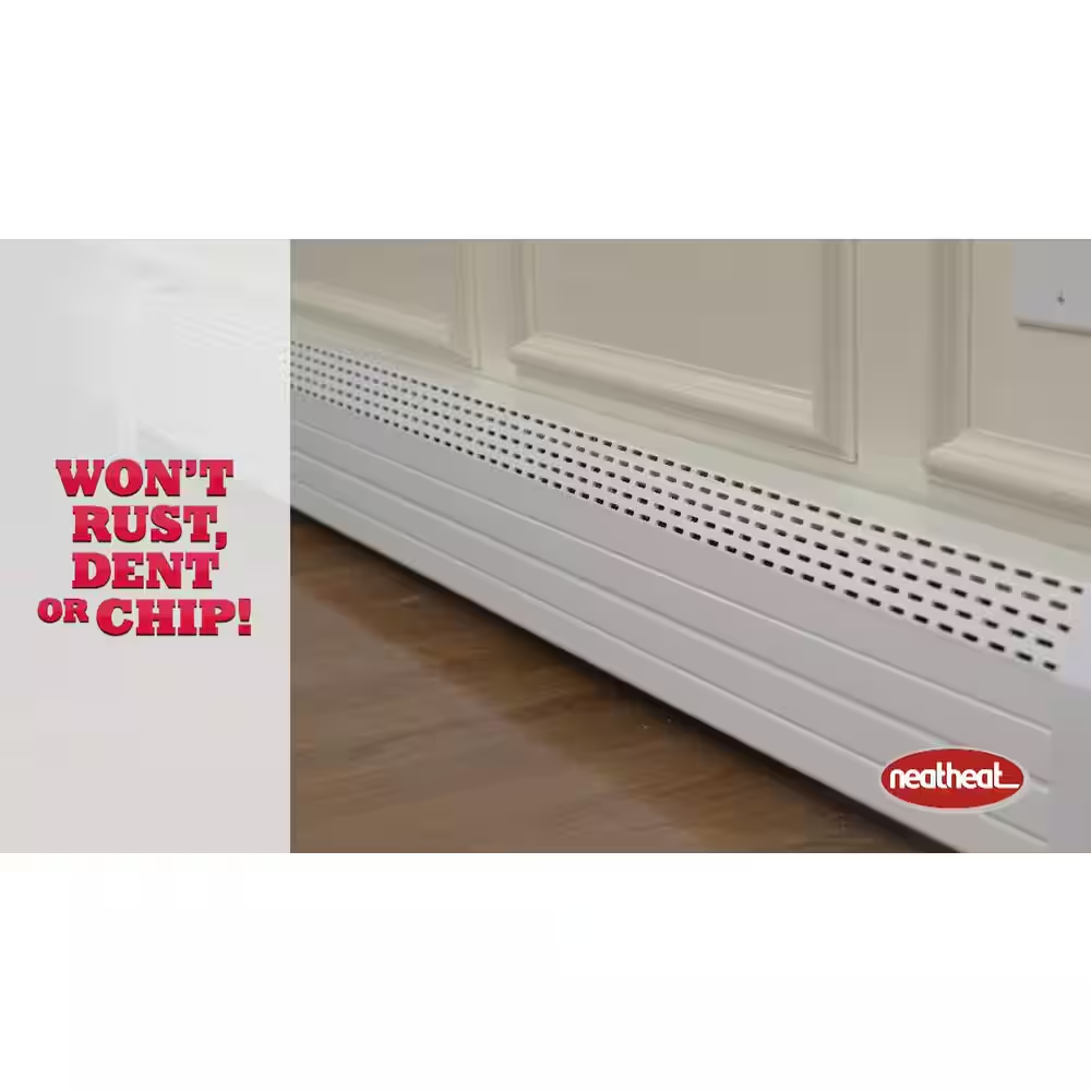 Tall Splice Plate Hot Water Hydronic Baseboard Covers