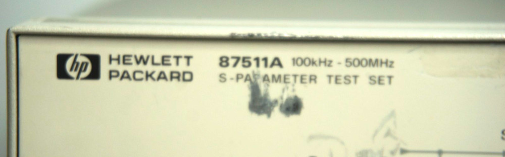 Hewlett Packard - 8753D - Network Analyzer with 87511A S-Parameter Test Set