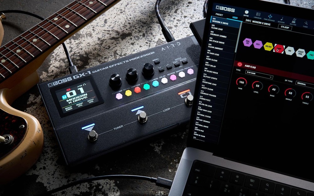 BOSS GX-1 Guitar Effects Processor Multi-Effects Pedal