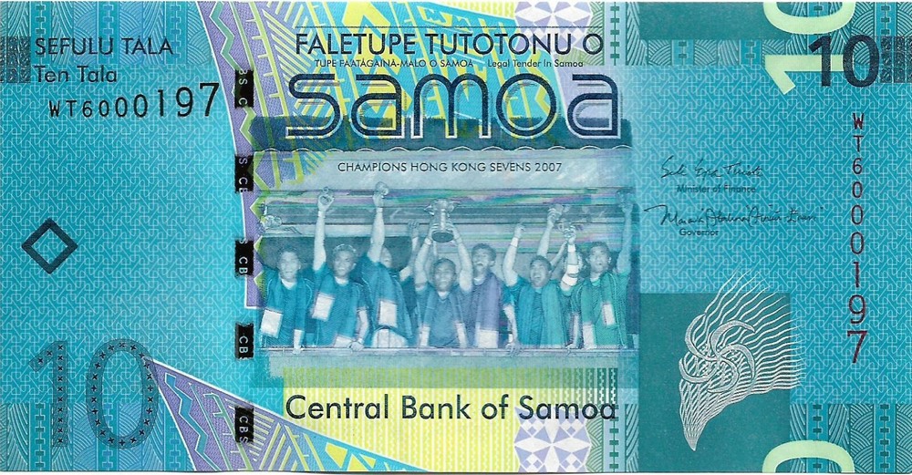SAMOA 10 Tala 2008 WT6000... P39a UNC