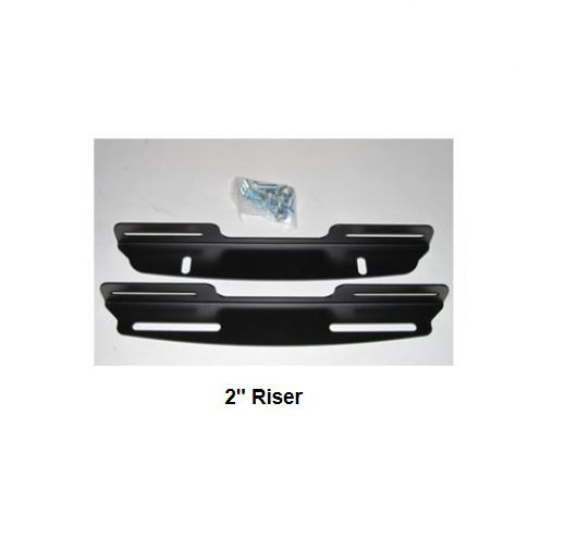 TBI SR200 - Adjustable Seat Risers 2" - Pair (Does One Seat)