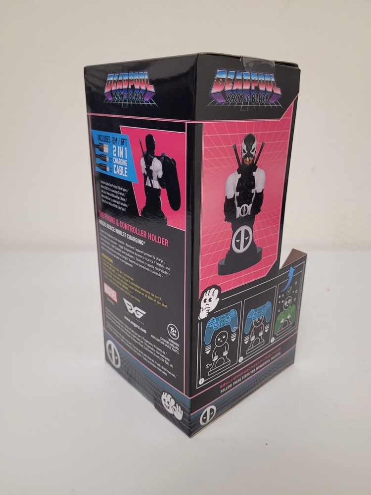 Cable Guys Marvel Deadpool "Back in Black" Phone & Controller Holder *IN HAND*