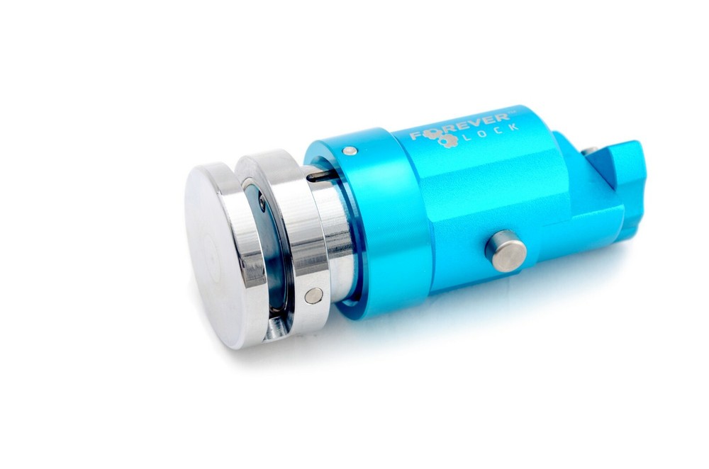 THE FOREVER LOCK - UNPICKABLE MOTORCYCLE DISC LOCK (BLUE) (Upgraded V.2)