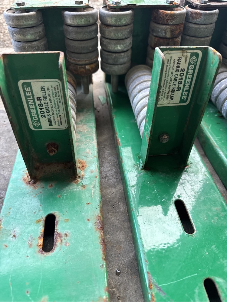 Greenlee Cable Rollers. Set of 5 2018R