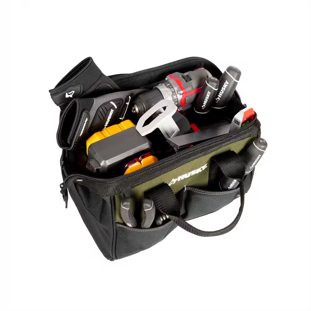 Army Green 12 In. Tool Bag