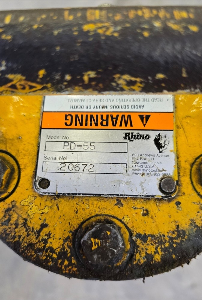 Rhino PD-55 Post Driver Pneumatic - USED - tested