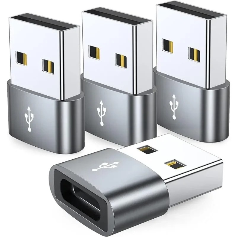USB C to A 4pcs Charging Adapter iPhone iPad Samsung Pixel