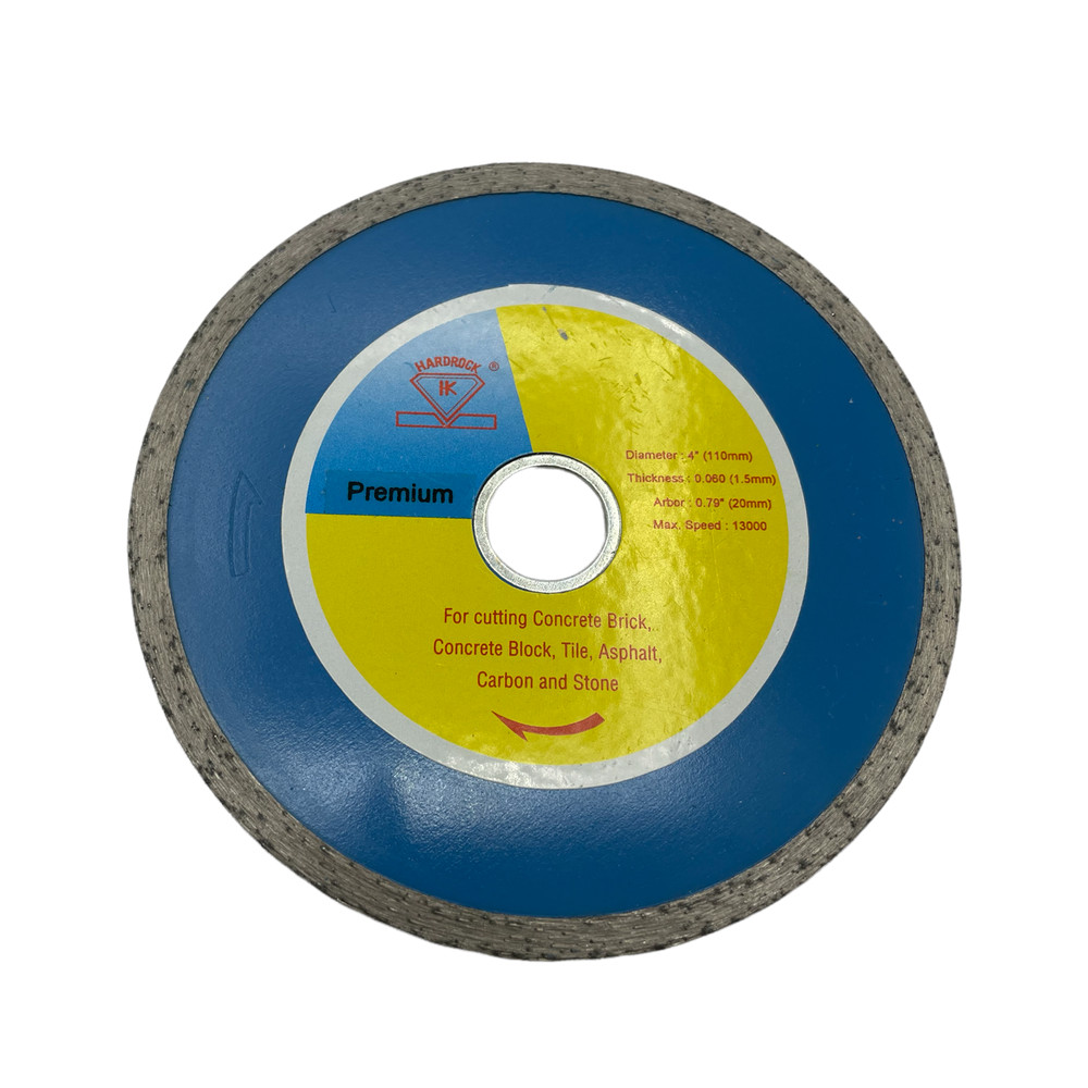 2Pack 4'' Wet Continuous Diamond Tile Saw Blade Cut Ceramic Porcelain Stone Tile