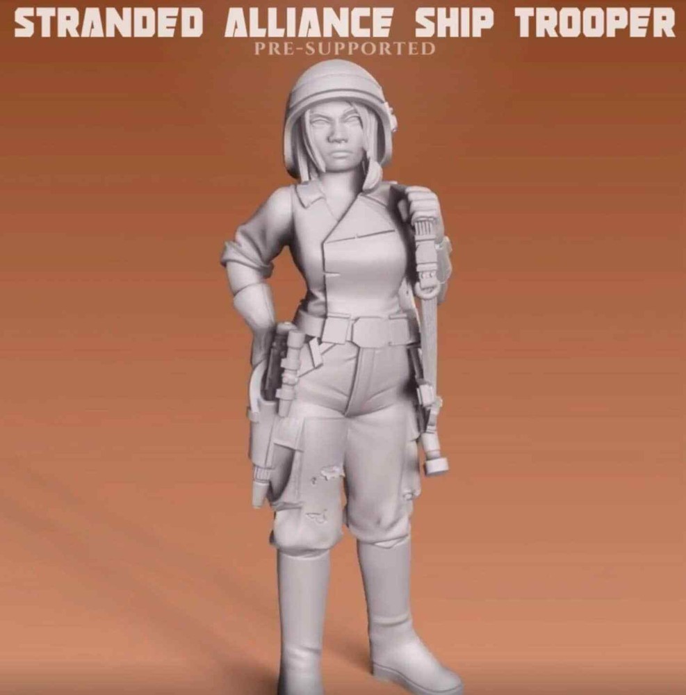 Stranded Alliance Ship Trooper - DARK FIRE | Legion compatible - 3D printed