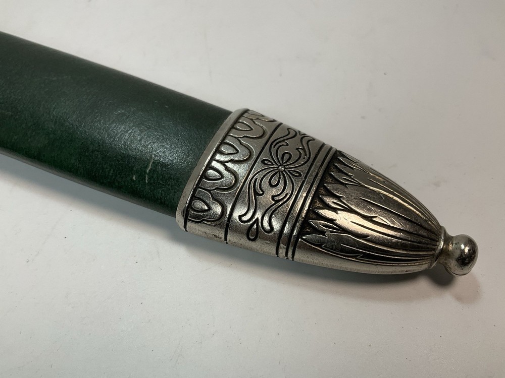 Ceremonial Dagger Knife With Scabbard, 14"