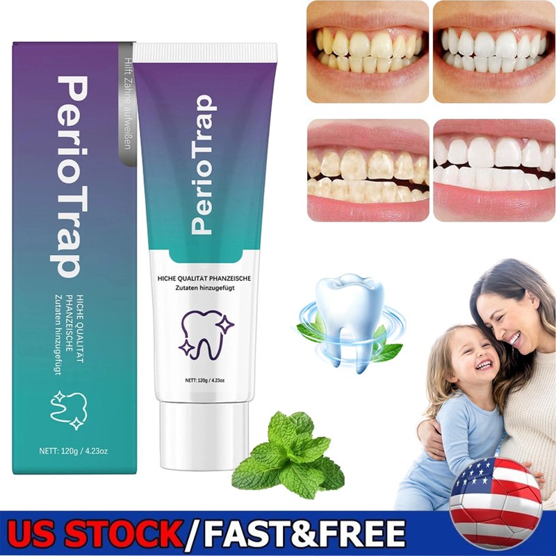 1-5PCS PerioTrap Mint Flavor Gum Toothpaste Cleaning Toothpaste Sensitive Teeth