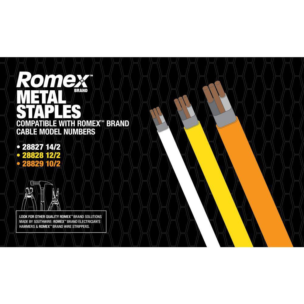 1/2 In. Romex Metal Staples (500-Pack)