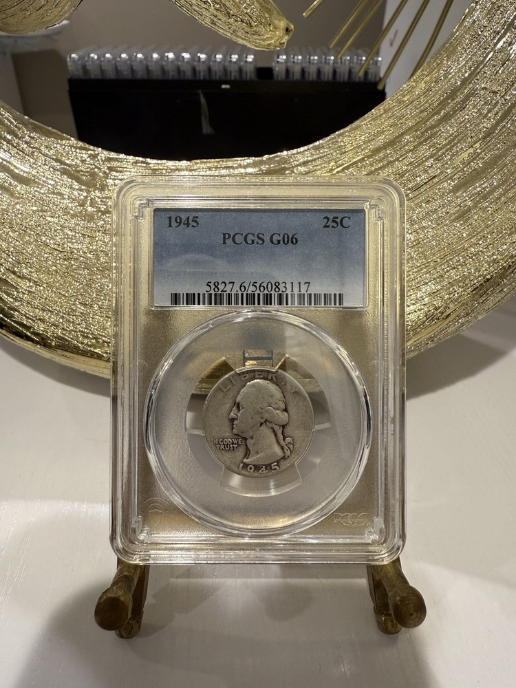 1945 Washington Quarter-PCGS G06
