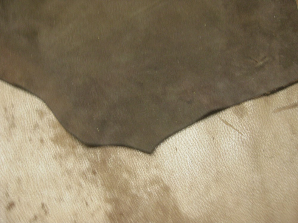 Brown Top Grain Deer Leather # 0009901 ROW 41