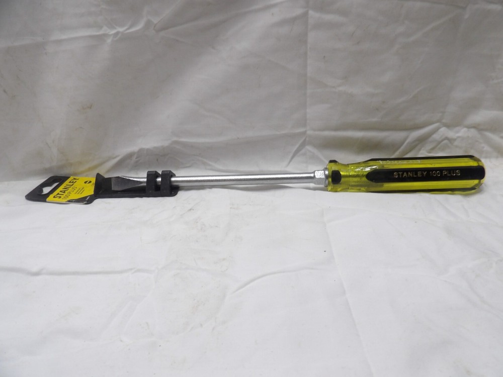 Stanley 100 Plus Flat Head Screwdriver #66-168-A