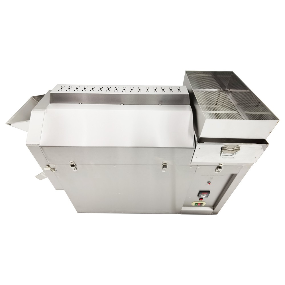 55 Lbs Automatic Heating Roasting Machine Drum Roaster for Nuts Coffee Bean 220V