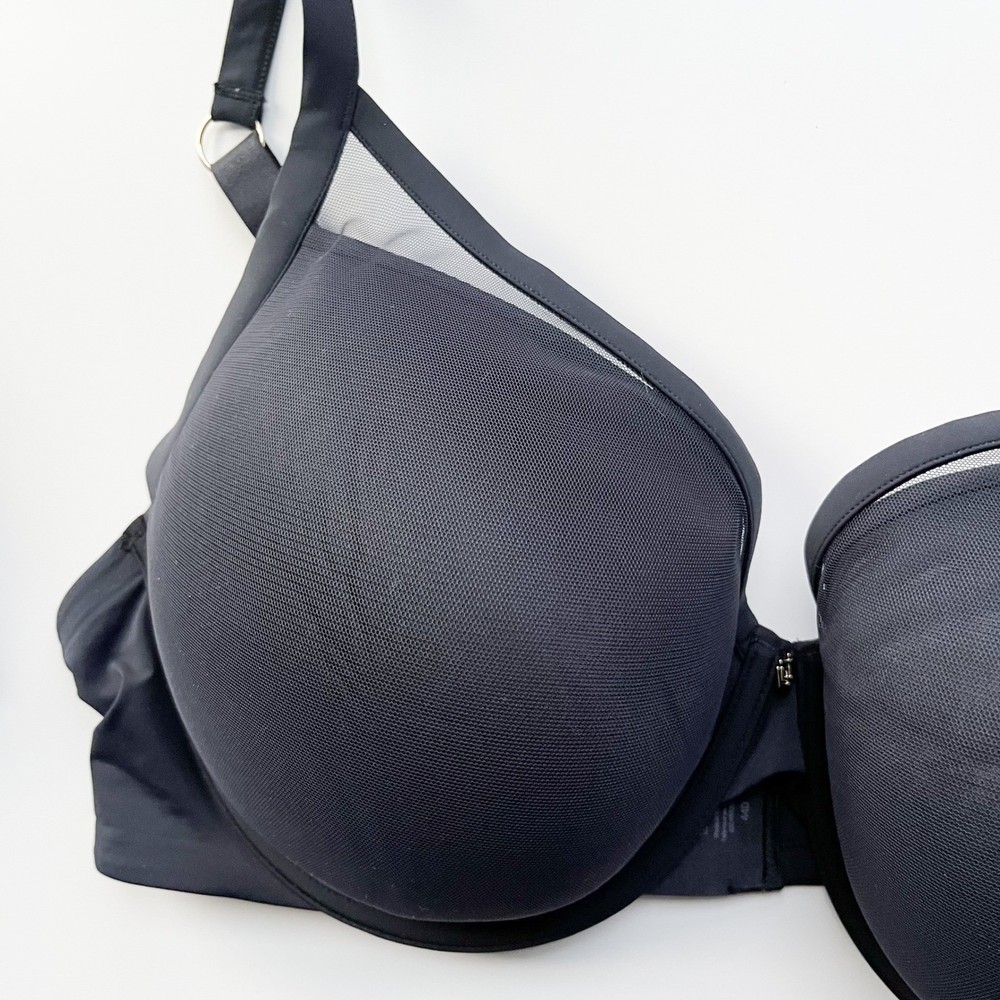 ThirdLove Classic Uplift Plunge Bra 44D Black Underwire