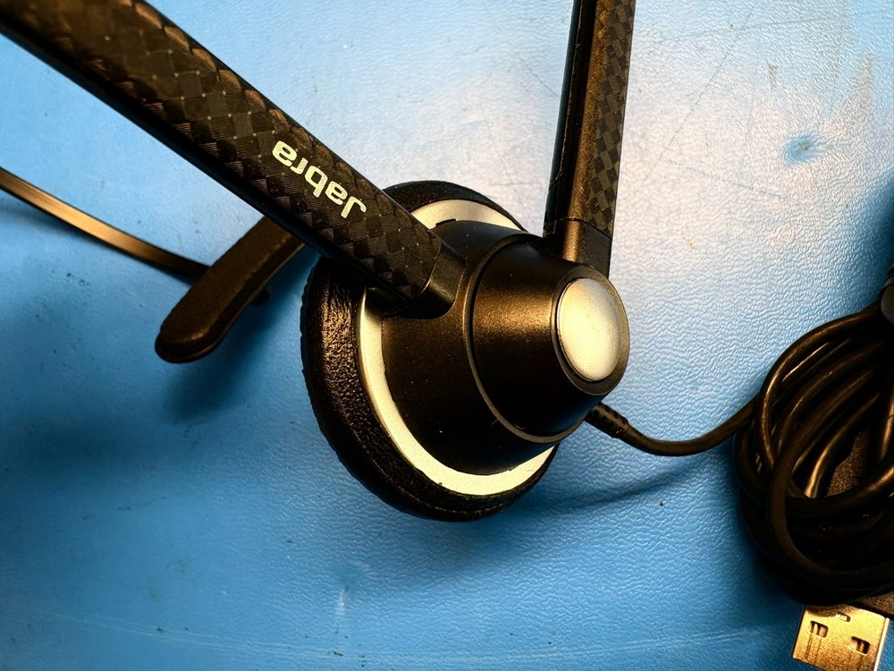 Jabra BIZ 1900 USB Mono Headset with Microphone - Volume Control - Call Function