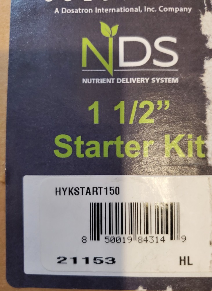 Dilution Solutions Nutrient Delivery System (NDS) Starter Kit 1.5" HYKSTART 150