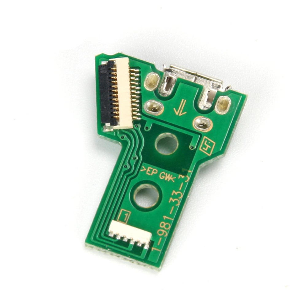 2* USB 12 Pin Socket Charging Port Board Parts For Sony PS4 Pro Controller