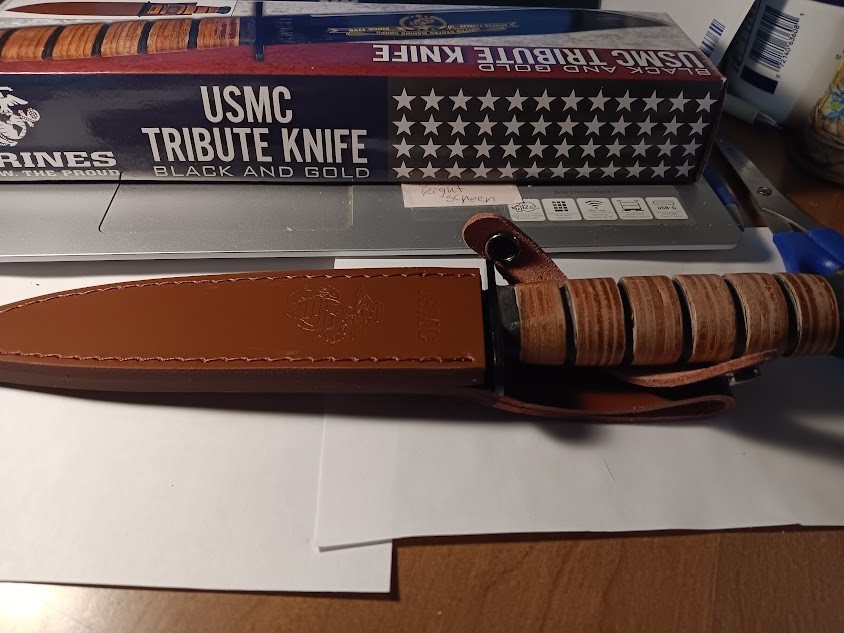 u.s.m.c.tribute knife
