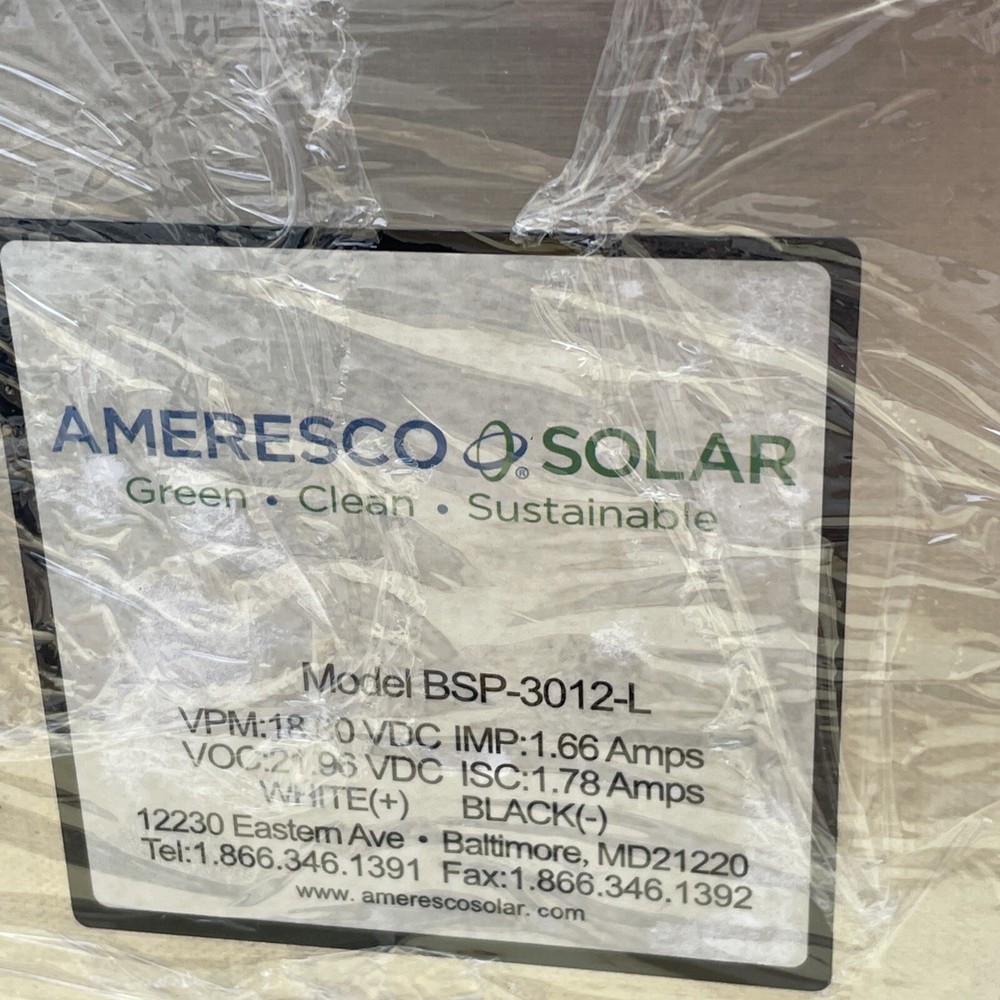 Ameresco Solar Panel BSP-3012-L