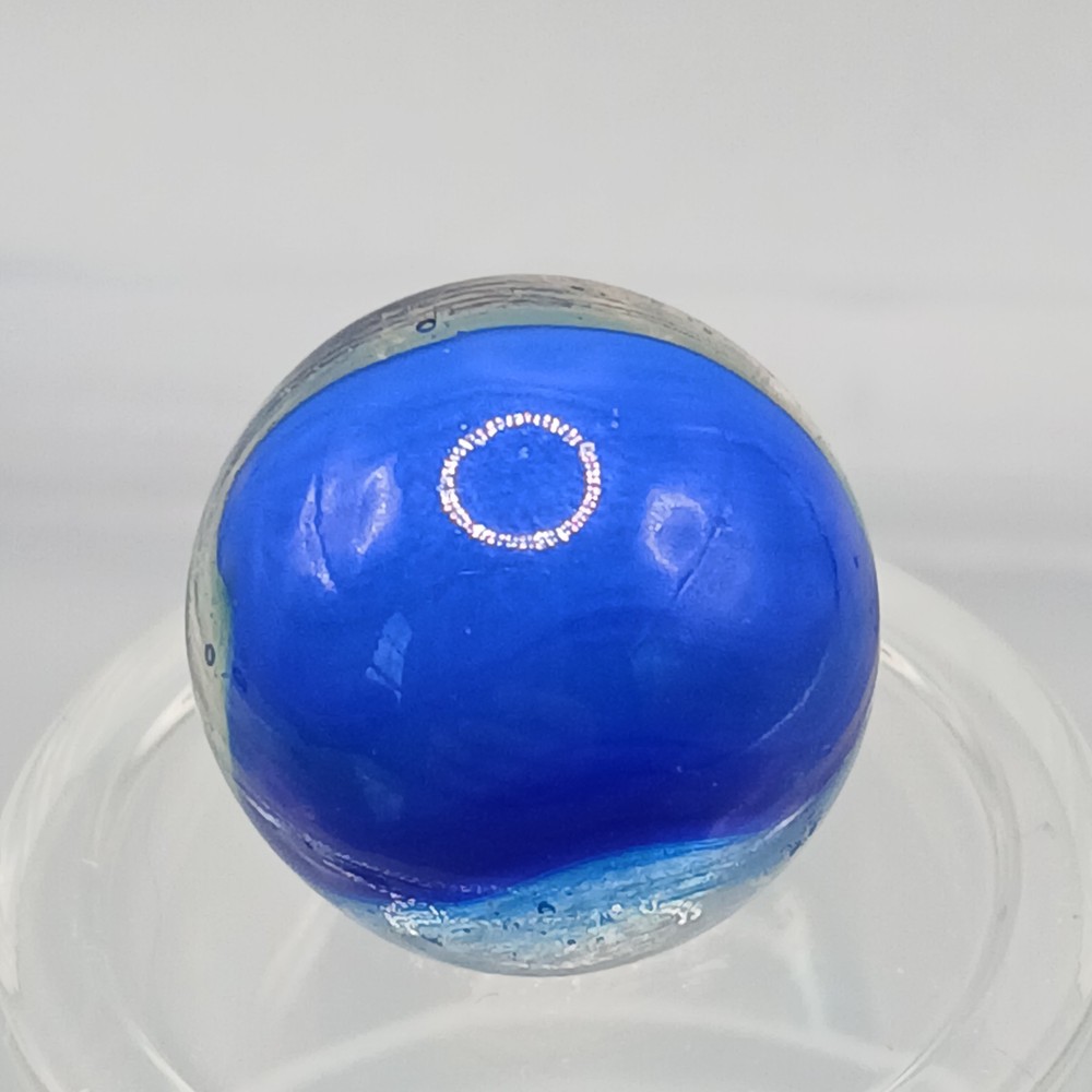 .61" Vintage Vitro Blue Phantom Conqueror Marble #Q98