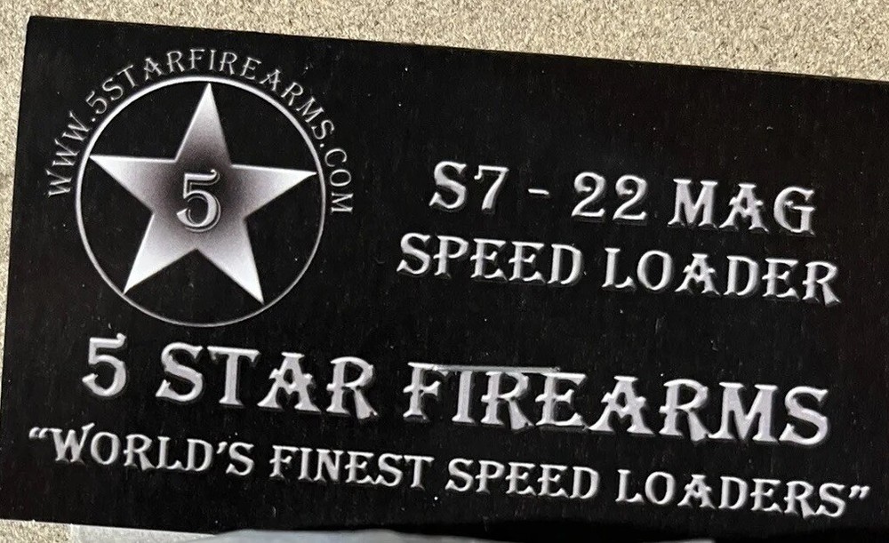 5 Star Speedloader Range Block 22 Mag S&W 351PD