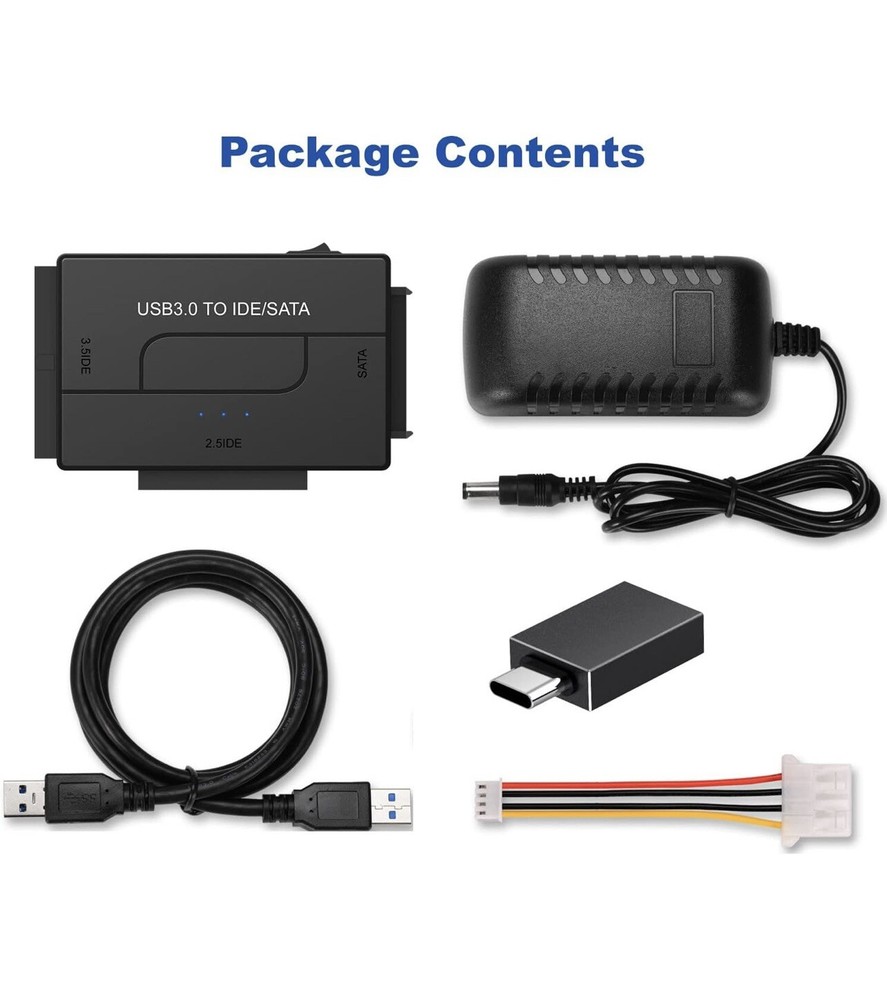 USB 3.0 to SATA IDE Hard Drive Reader