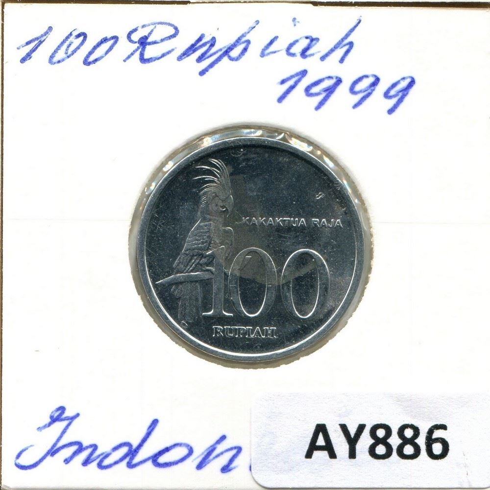100 RUPIAH 1999 INDONESIA Coin #AY886U