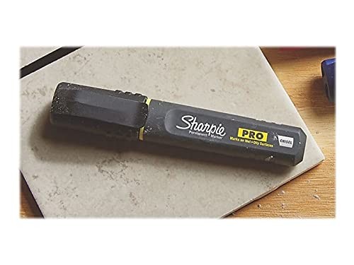 Pro Permanent Marker, Medium, Chisel Tip, Black, 12 Count (2018326)